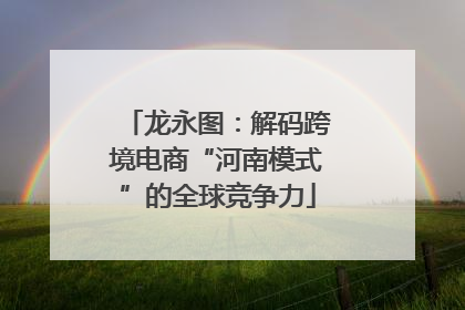 龙永图：解码跨境电商“河南模式”的全球竞争力